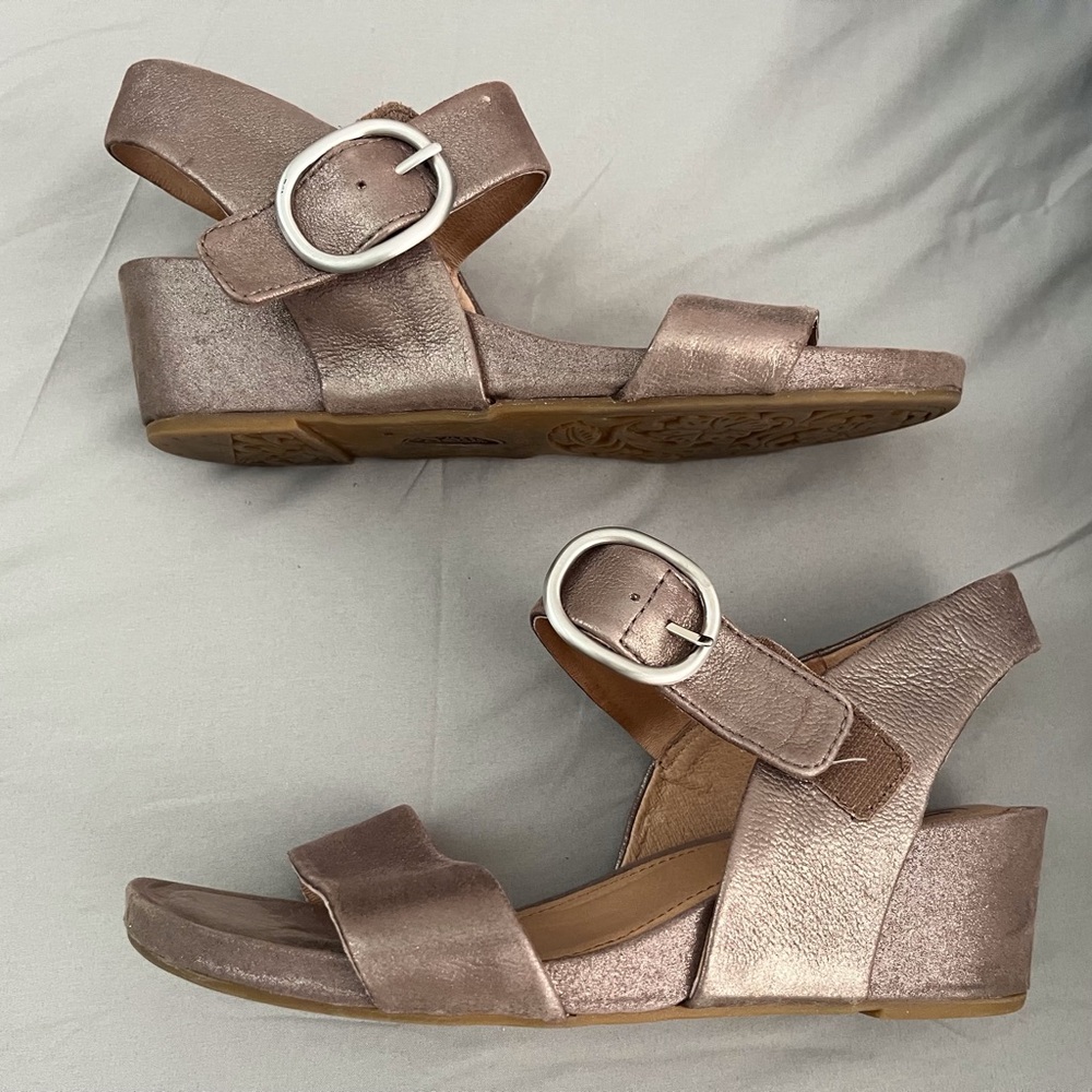 Sofft Bronze Wedge Sandals